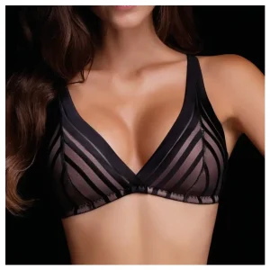 Reggiseno triangolo senza ferretto Love and bra Jenny microfibra e tulle