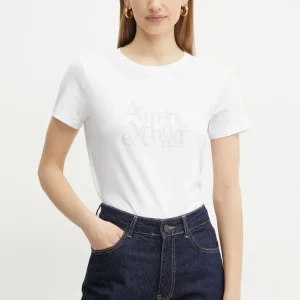 Armani Exchange donna t-shirt XW000109AF10359 U0002 Bianco