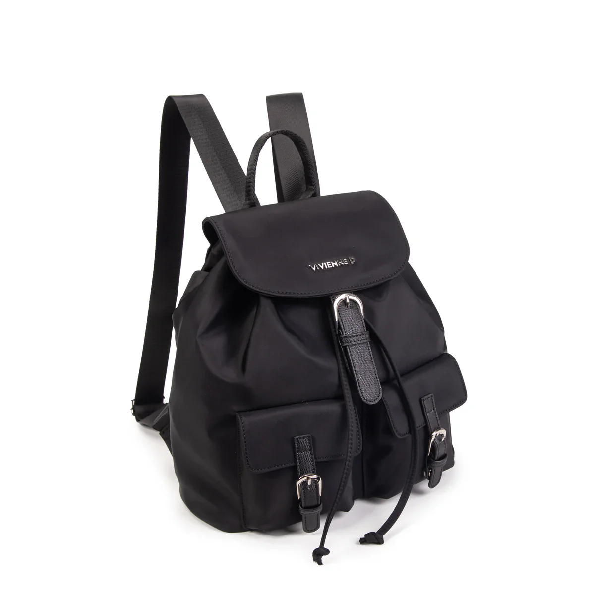 Vivienne D. donna zaino Nylon V129 Nero - immagine 4