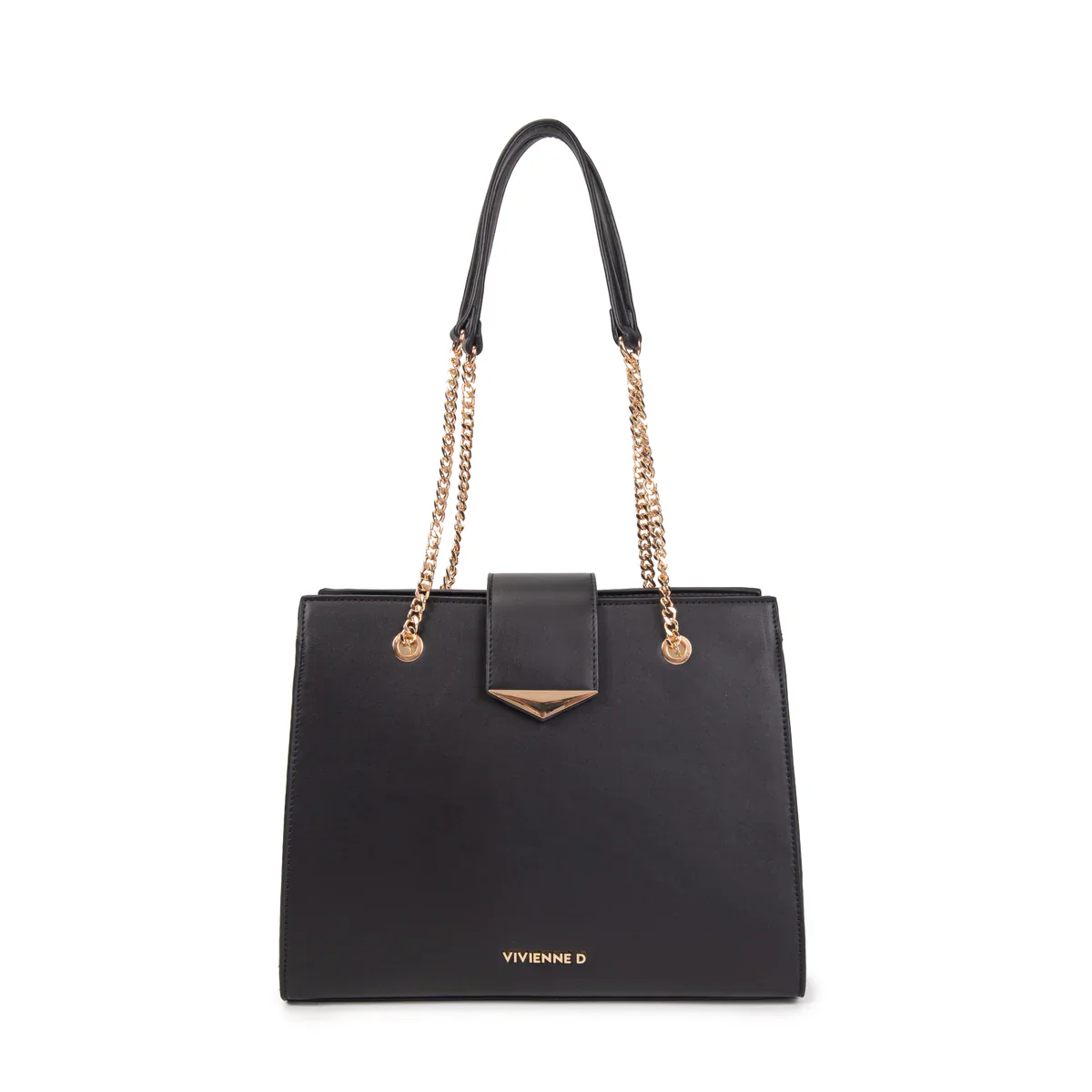Vivienne D. donna borsa Triangle V138 Nero