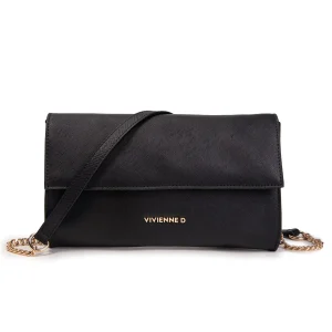 Vivienne D. donna borsa Mini Saffiano V164 Nero