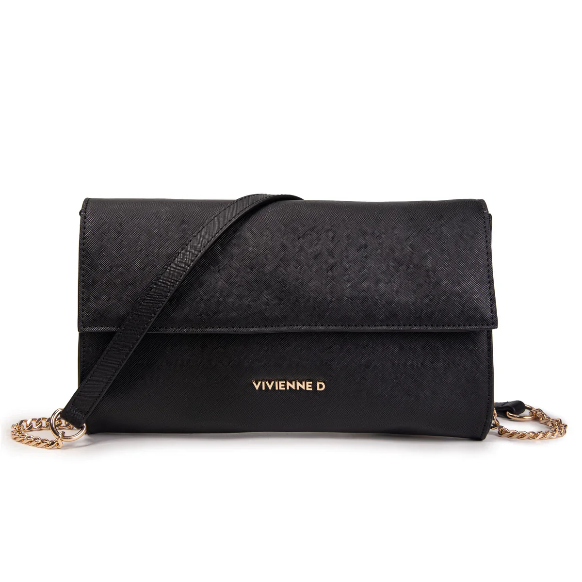 Vivienne D. donna borsa Mini Saffiano V164 Nero - immagine 2