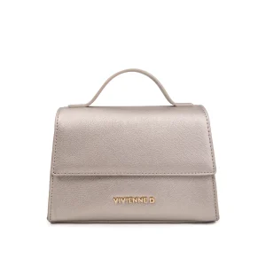 Vivienne D. donna borsa Mini Saffiano V165 Argento