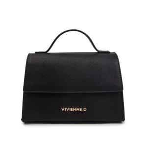 Vivienne D. donna borsa Mini Saffiano V165 Nero