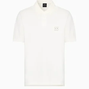 Armani Exchange uomo polo XM000356AF12758U0009 Bianco