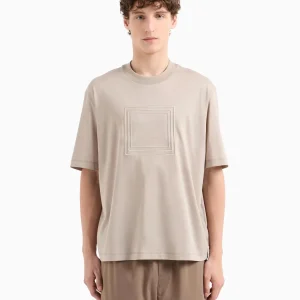 Armani Exchange uomo t-shirt XM000358AF10364 U6154 Beige