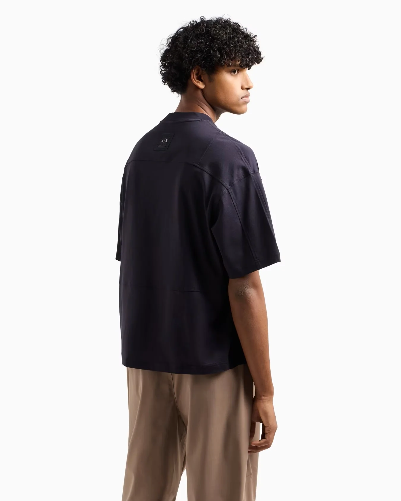 Armani Exchange uomo felpa XM000359AF10364UB101 Navy - immagine 3