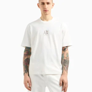 Armani Exchange uomo t-shirt XM000363AF12308 Bianco