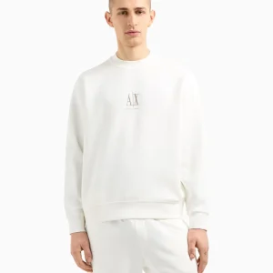 Armani Exchange uomo felpa XM000368AF10818 U0009 Bianco