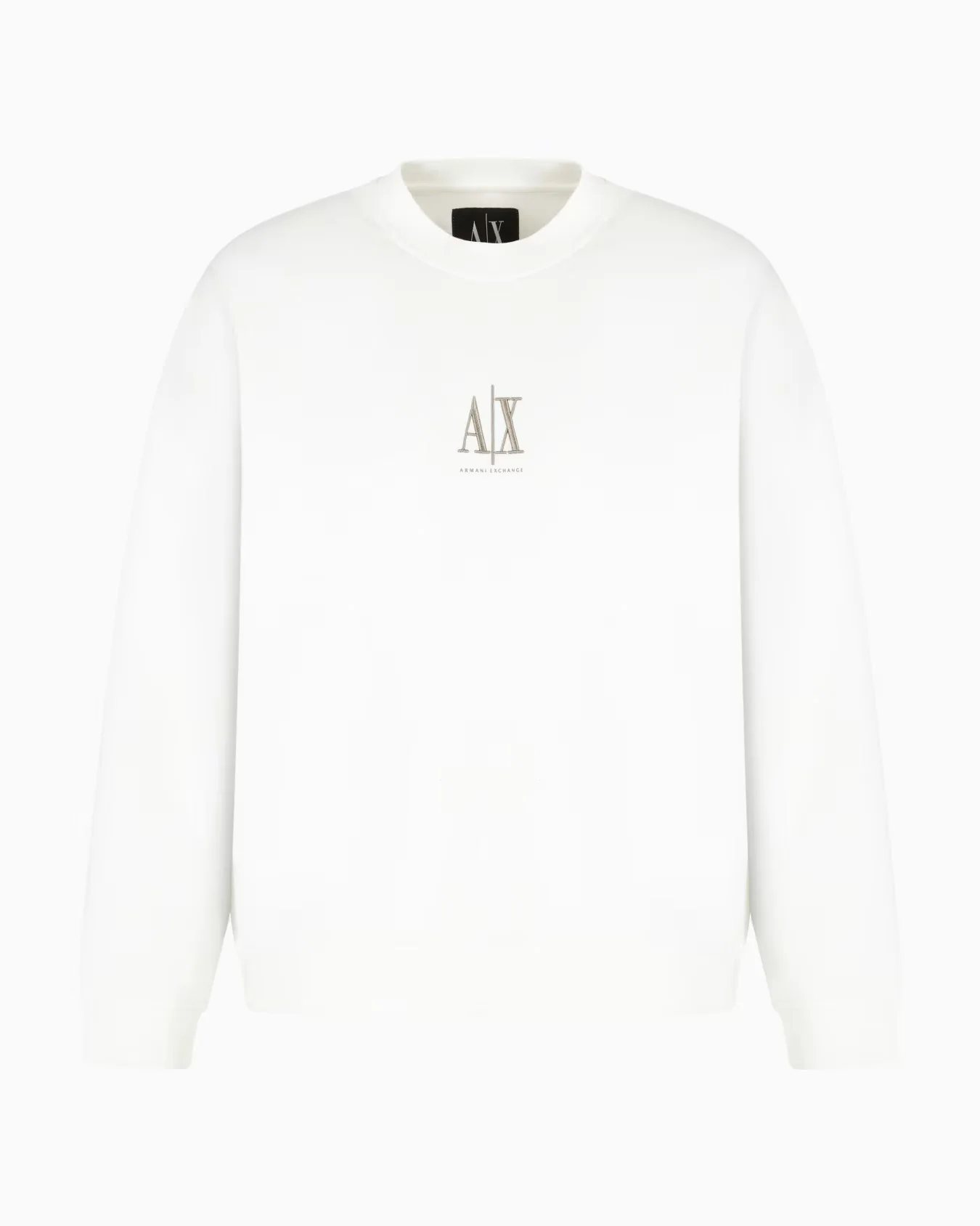 Armani Exchange uomo felpa XM000368AF10818 U0009 Bianco - immagine 5