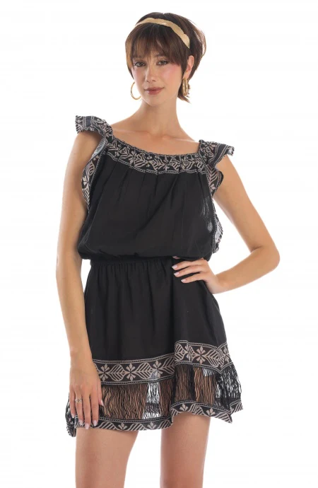 Abito Corto Fiore di Loto Poisson D'Amour