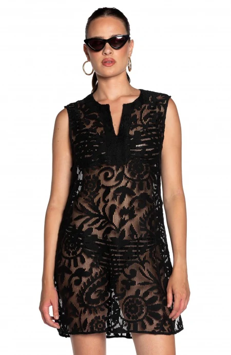 Abitino Macramè Tinta Unita Pin-Up Stars