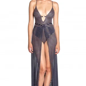 GONNA Pareo BLU-GOLD Marina Gold Pin-Up Stars