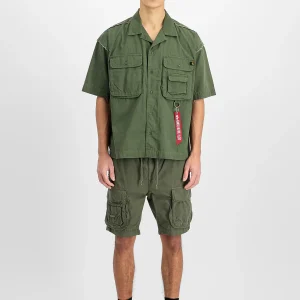 Alpha Industries uomo camicia Aloha Safari X156138 13