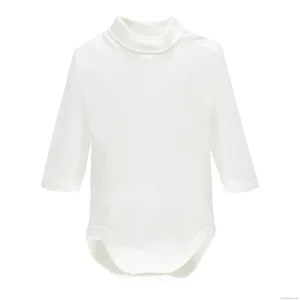ELLEPI 2 Body Lupetto Manica Lunga Caldo Cotone Neonato Collo Alto Art. 2800