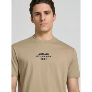 Armani Exchange uomo t-shirt XM000540AF10362 U6167 Beige
