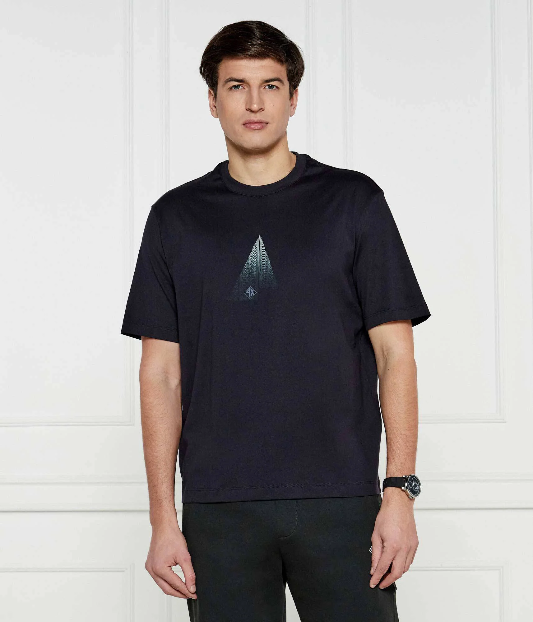 Armani Exchange uomo t-shirt XM000270AF12112UB101 Navy
