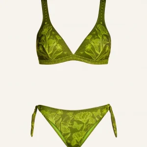 BIKINI BRASSIERE SLIP FIOCCHI STAMPA PRINCIPE AZZURRO PIN-UP STARS