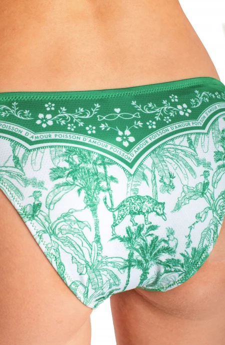 BIKINI BRASSIERE STAMPA KENZIA TROPICAL POISSON D'AMOUR - immagine 5