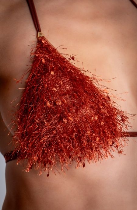 TRIANGOLO IMBOTTITO PLUMAGE ESlip fiocchi, copertura media PIN-UP STARS - immagine 4