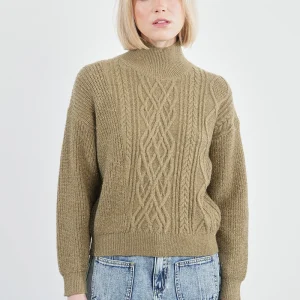 Molly Bracken donna maglia LAL512DH I25 KHKI