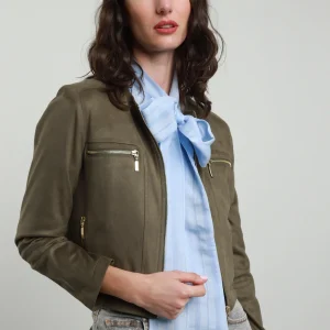 Susy Mix donna chiodo PP144T311 militare