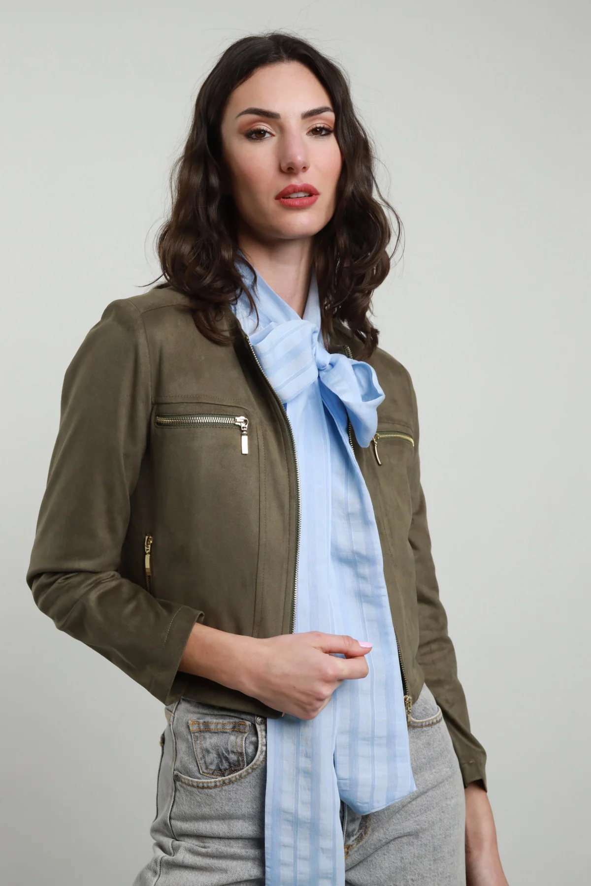 Susy Mix donna chiodo PP144T311 militare