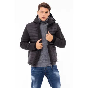 Gold Rush Uomo Giubbino Gore Imbottito Con Cappuccio Hooded Winter Jacket