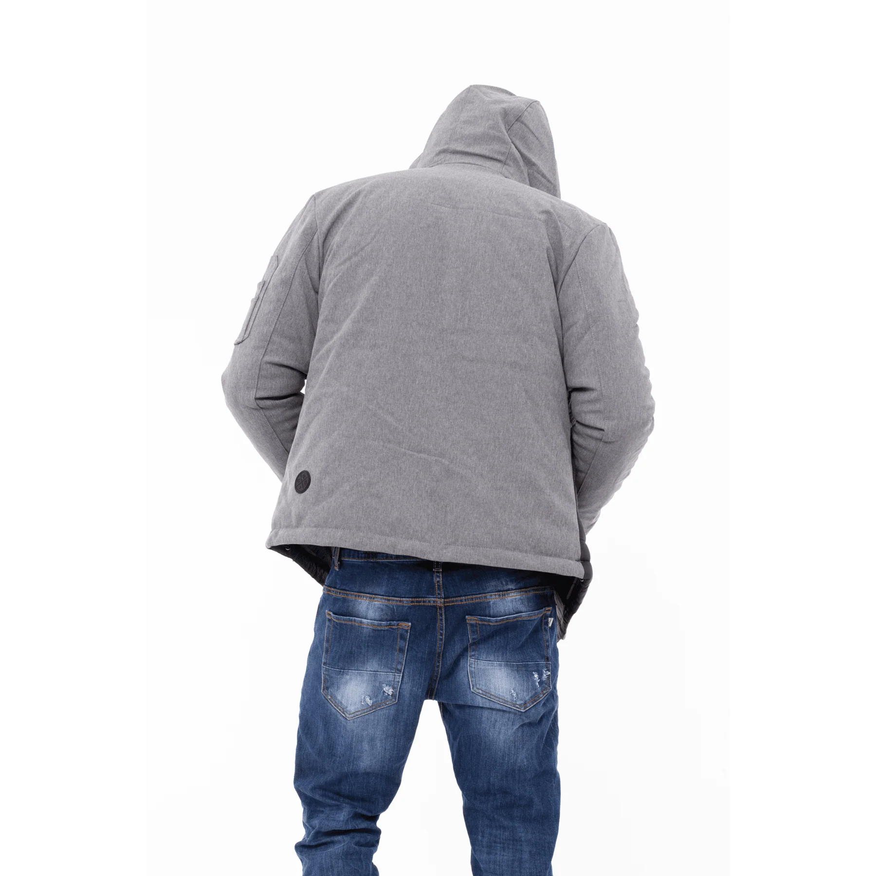 Gold Rush Uomo Giubbino Gore Imbottito Con Cappuccio Hooded Winter Jacket - immagine 6