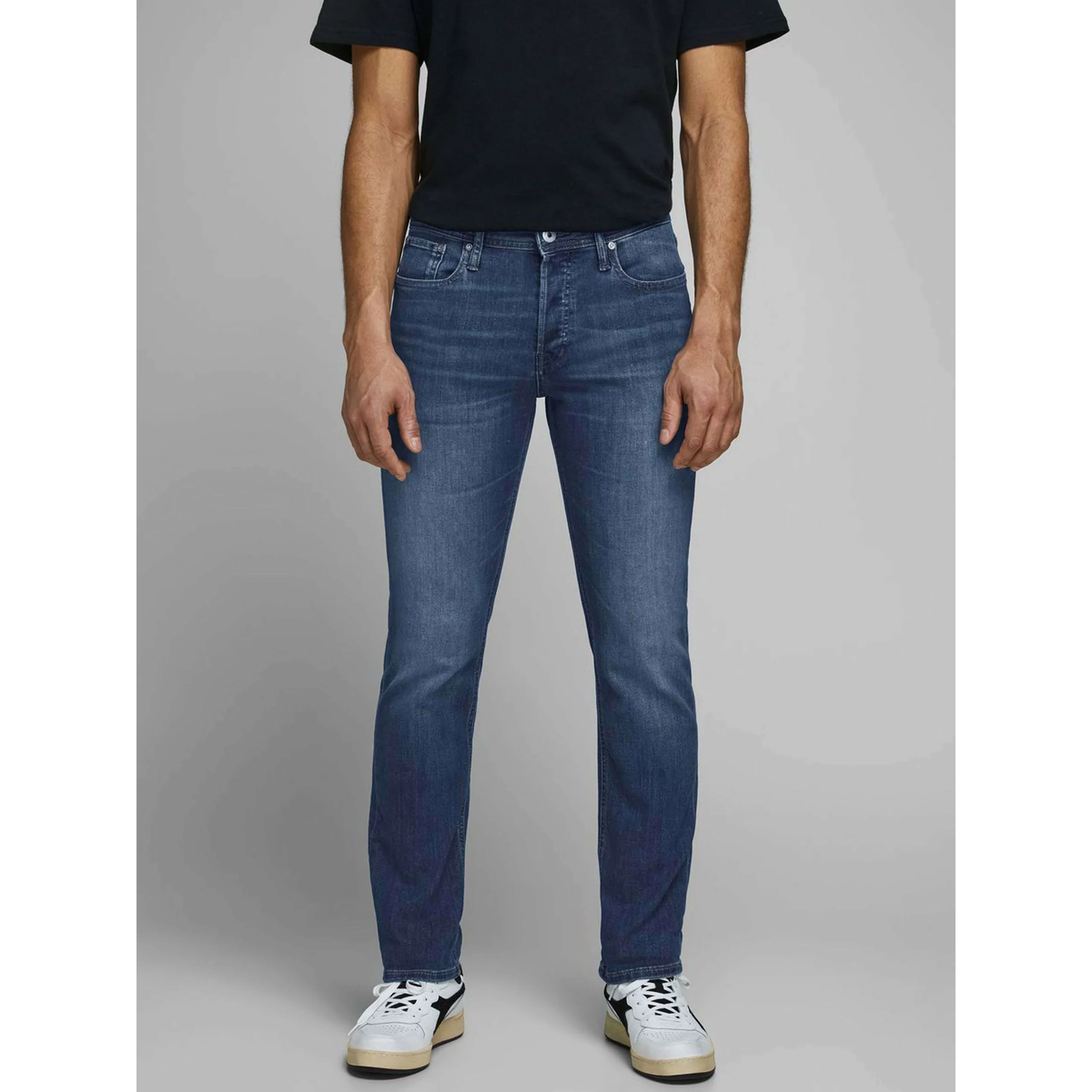 Jack & Jones Slim Denim Jeans Glenn Dark Wash - immagine 2