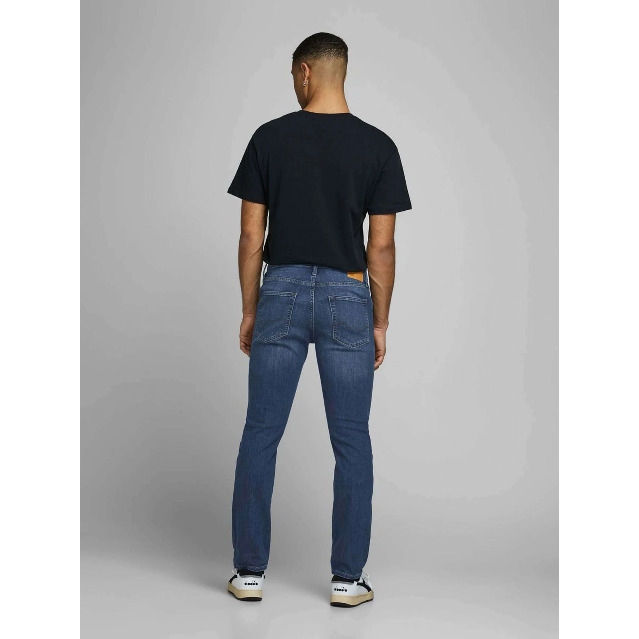 Jack & Jones Slim Denim Jeans Glenn Dark Wash - immagine 3
