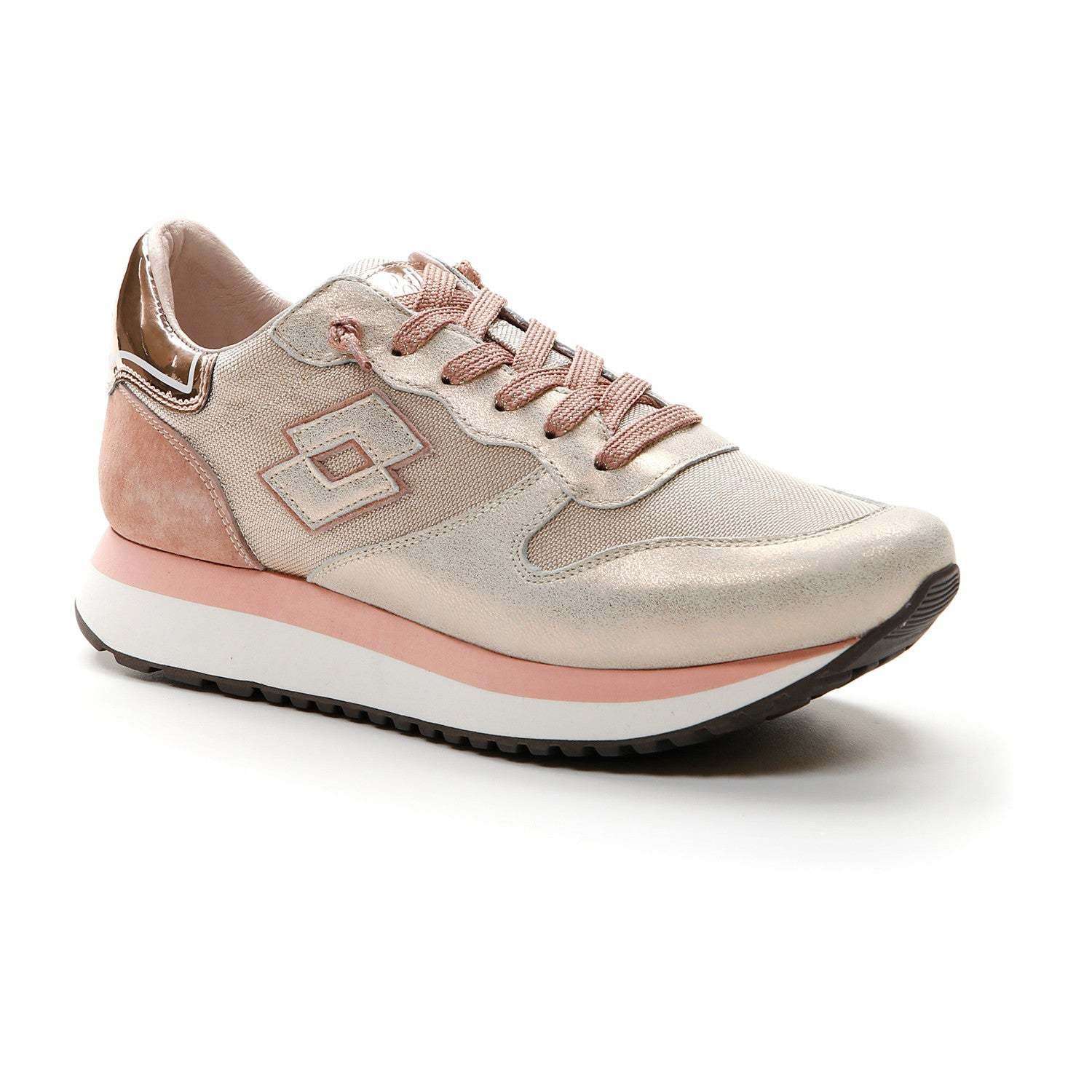 Lotto Donna Scarpe Sportive Wedge Metal W Sneakers Pink - immagine 3