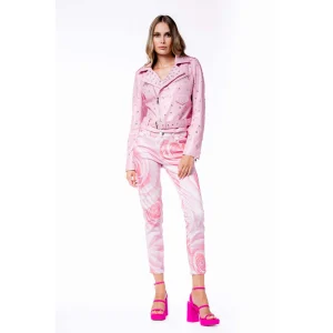 No Secrets Donna Giubbino Chiodo Rosa Brillanti 231NS184