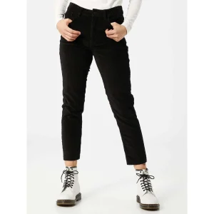 Only Donna Pantalone Velluto Velour Emily Black