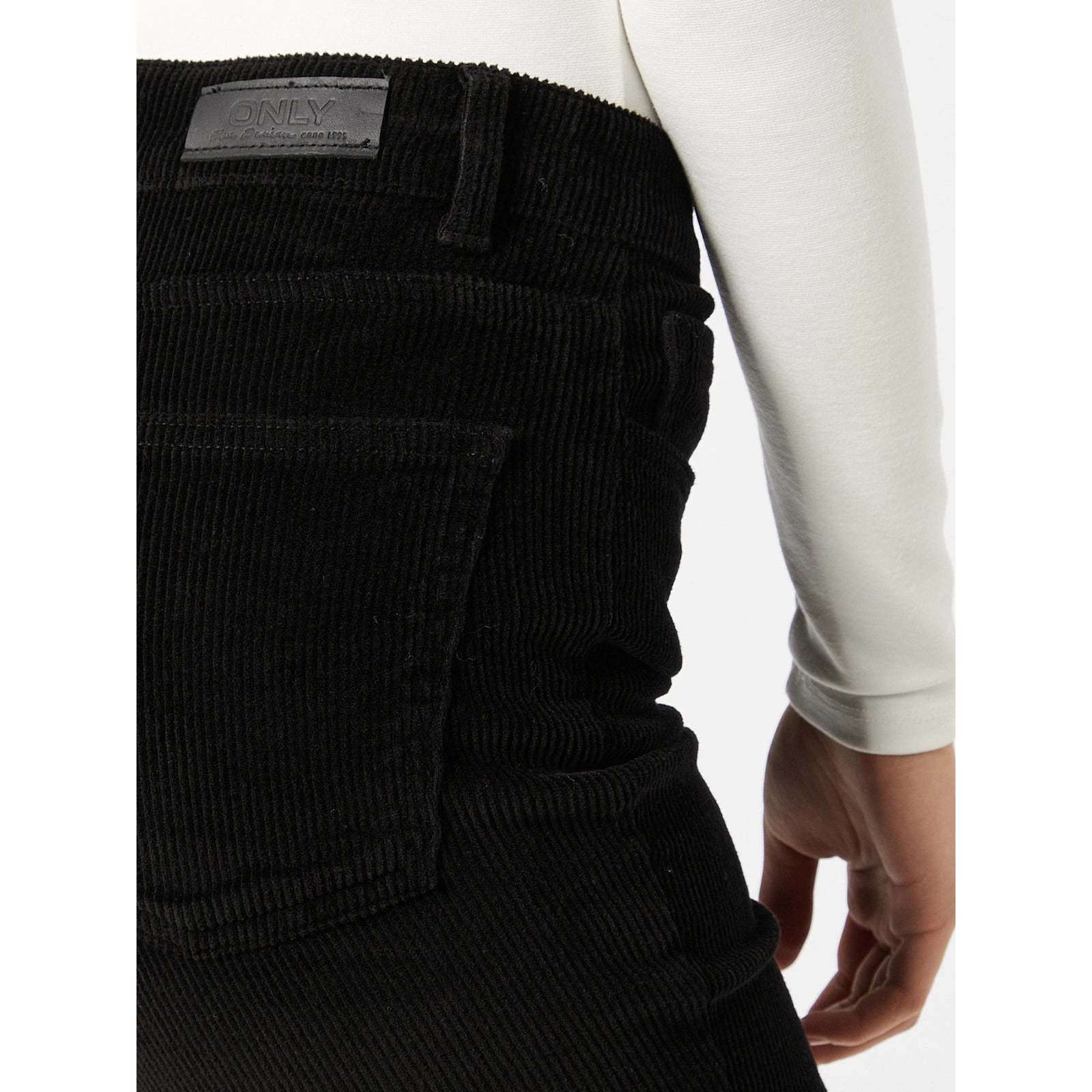 Only Donna Pantalone Velluto Velour Emily Black - immagine 4