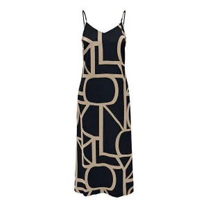 Only Donna Abito Amelia Midi Nero 15283202
