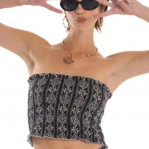 Crop Top Fiore di Loto Poisson D'Amour