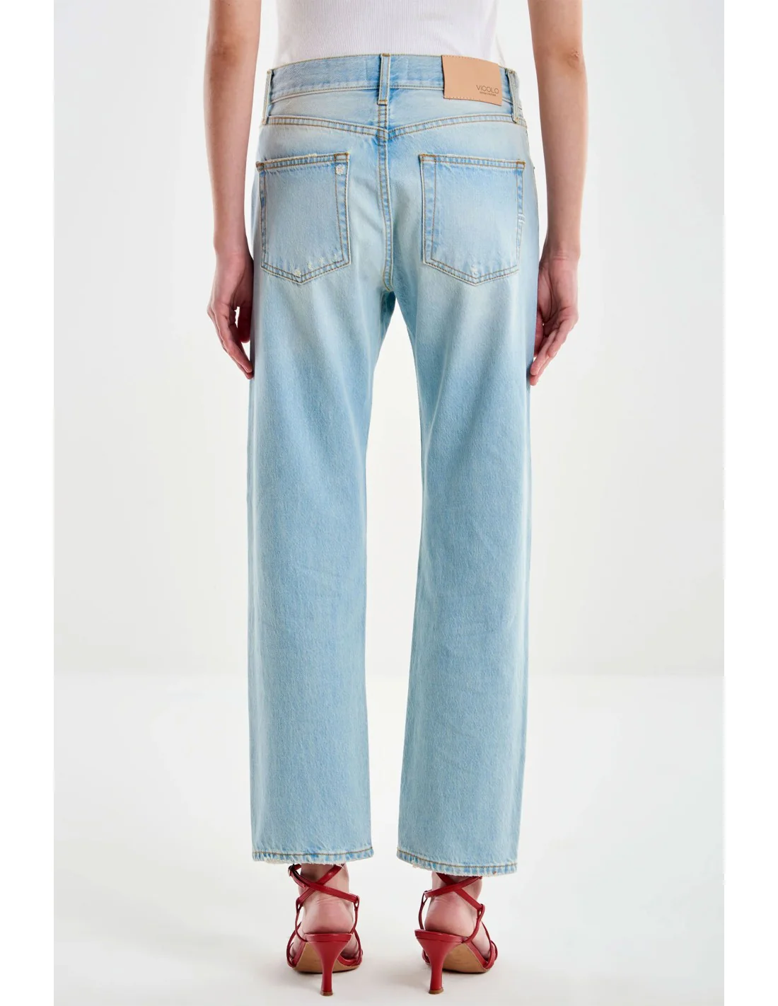 Vicolo donna jeans DD5095 Denim Blu - immagine 3