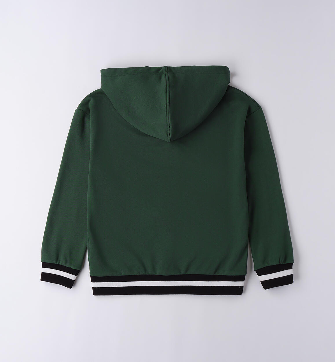 T-shirt IDO per ragazzo in cotone modello basket color verde e bianco - immagine 7