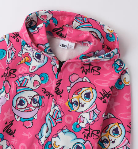 T-shirt manica lunga IDO per bambina in caldo cotone invernale color panna tema unicorno - immagine 9