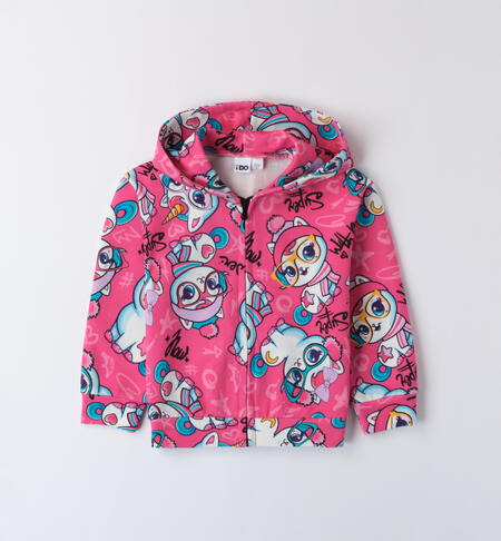 T-shirt manica lunga IDO per bambina in caldo cotone invernale color panna tema unicorno - immagine 5