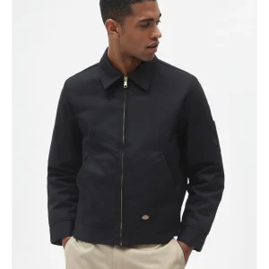 dickies uomo giubbino DK0A4XK4BLK1 mlined eisenhower rec black