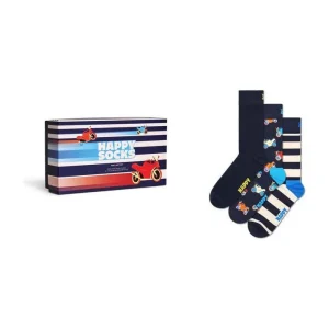 Happy Socks calzini 3-Pack navy Gift Set 87USPP00160
