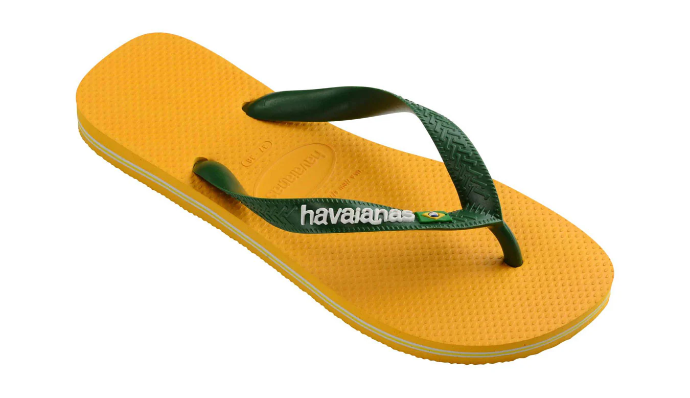 Havaianas uomo infradito Brasil Logo 4110850 1740 Giallo - immagine 2