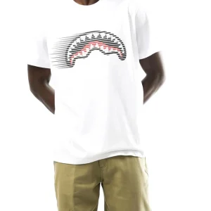 Sprayground uomo t-shirt Fastest Shark SP721WHT