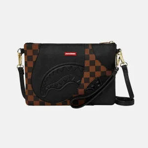 Sprayground uomo borsa JETSTREAM BROWN CROSSOVER