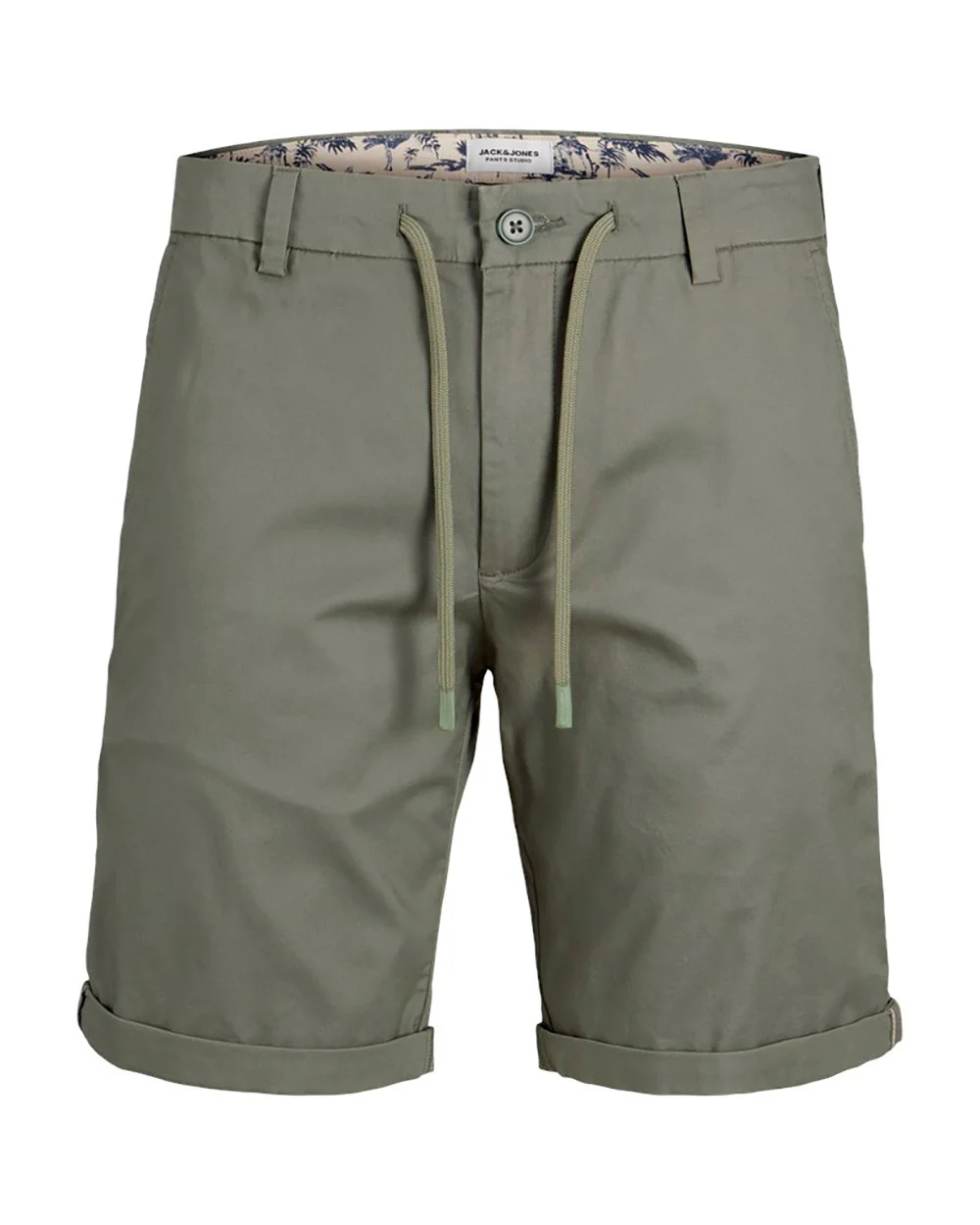Jack &Jones uomo bermuda Marco Summer chino short 12253133 Agave Green - immagine 2
