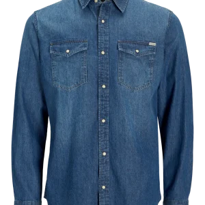 Jack & Jones uomo camicia Heridan Noos 12138115 deni
