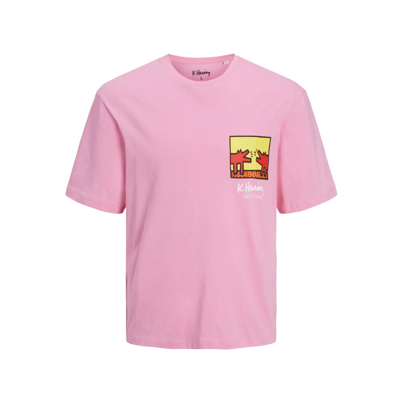 Jack & Jones Uomo T-shirt Keithharring Rosa12230685 - immagine 4