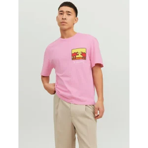 Jack & Jones Uomo T-shirt Keithharring Rosa12230685